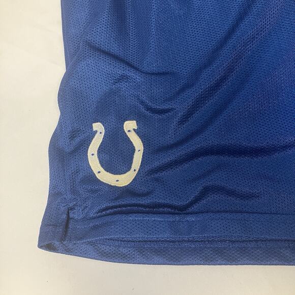 INDIANAPOLIS COLTS On Field Practice Shorts Size L Blue Embroidered Logo - Picture 2 of 9